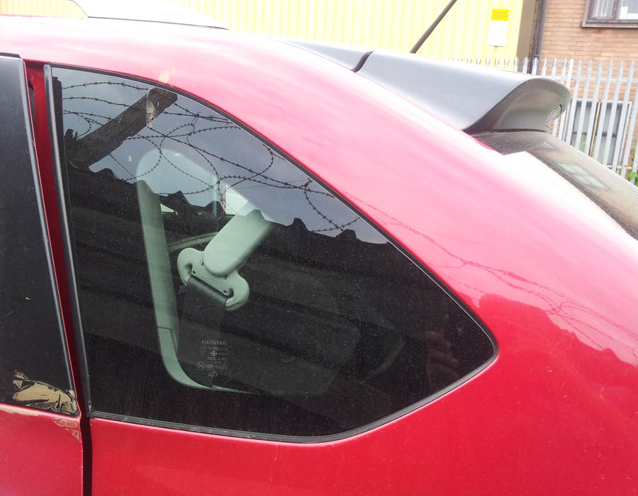 Honda FRV I-VTEC SE quarter-window-glass-passenger-side-rear